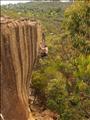 Ladder of Gloom, Berowra, NSW. Viv Richards climbing