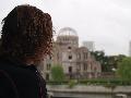 Esther at the Hiroshima Peace Park
